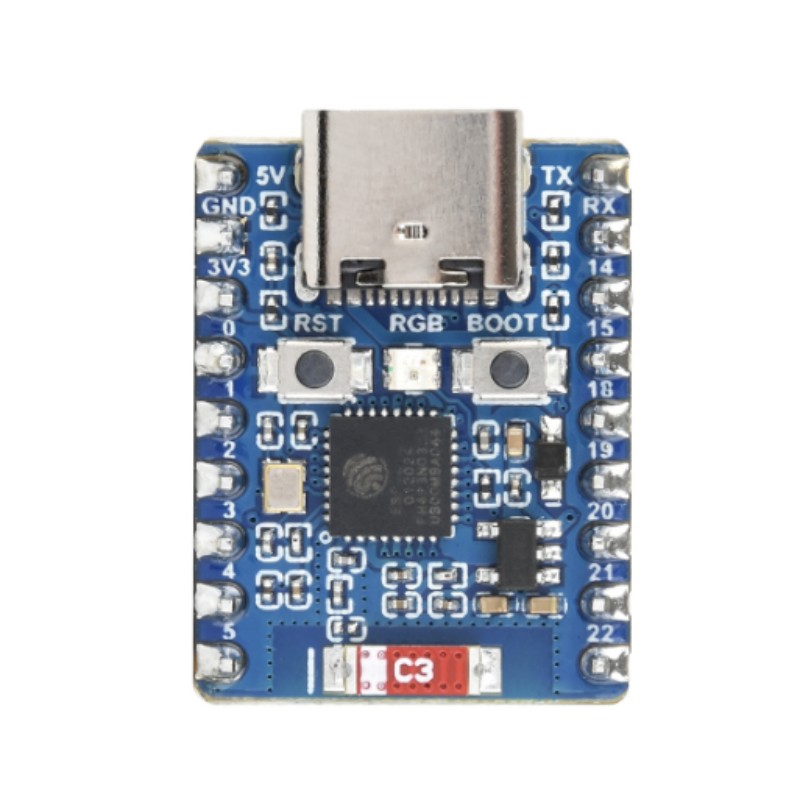 ESP32-C6-Zero-M pin otsikkoversio